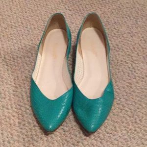 Nine west blue high heels shoes